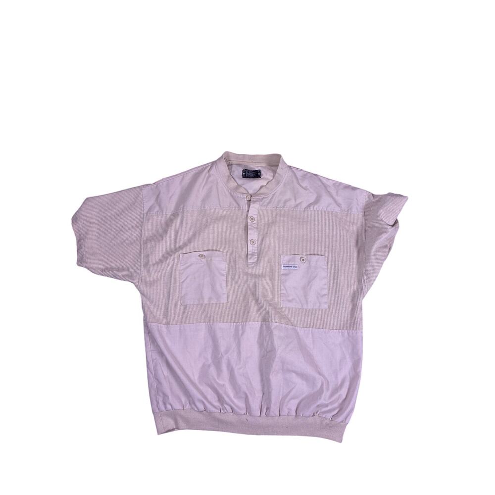 Vintage Y2K Members Only Knitted Shirt Mens Large Retro Knit Polo Sweater Style
